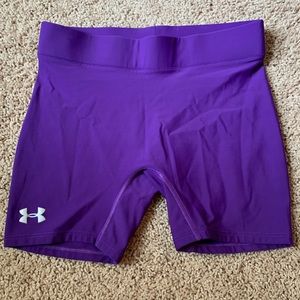 Under Armour Purple Workout Shorts